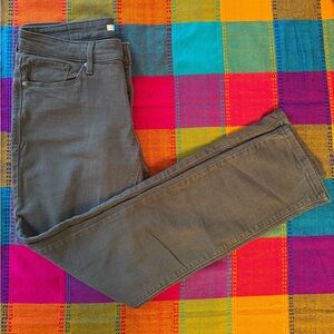 Levi's Classic Olive Green Jeans